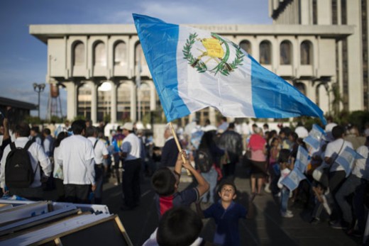 Movimiento anti corrupción en Guatemala